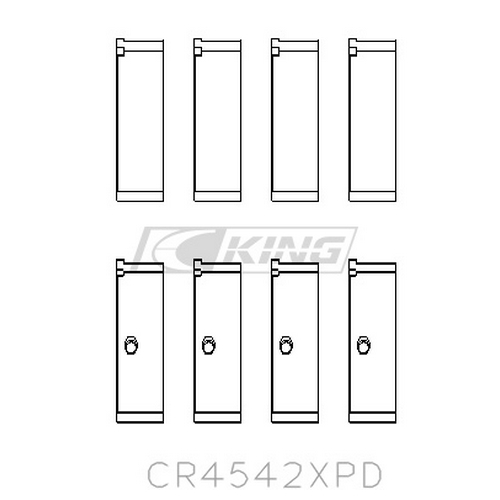 King Honda K20 (Size STDX) Performance Rod Bearing Set