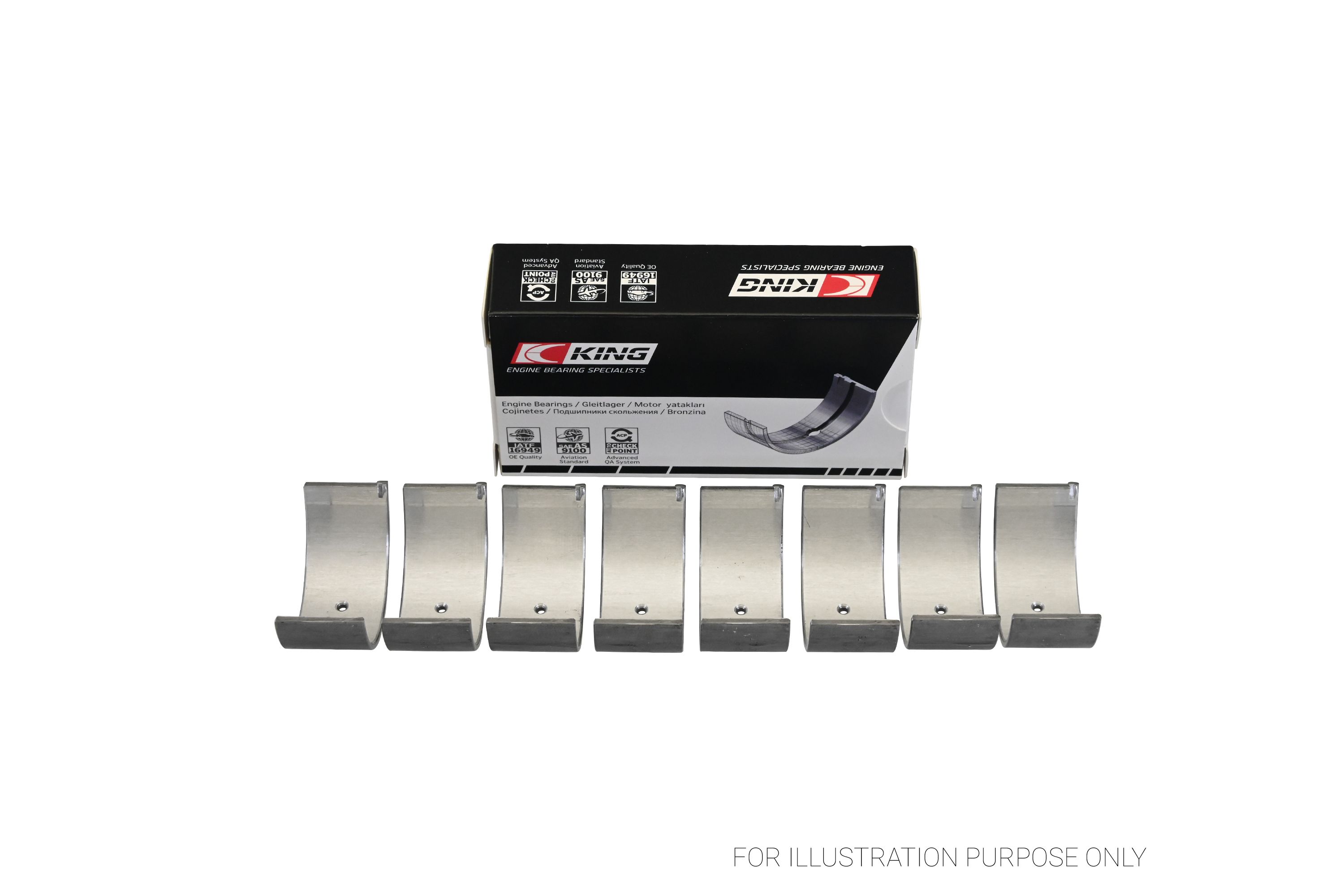 ポイント Peugeot XUD7, XUD9, XUD9A/B OE-Replacement Connecting Rod Bearings