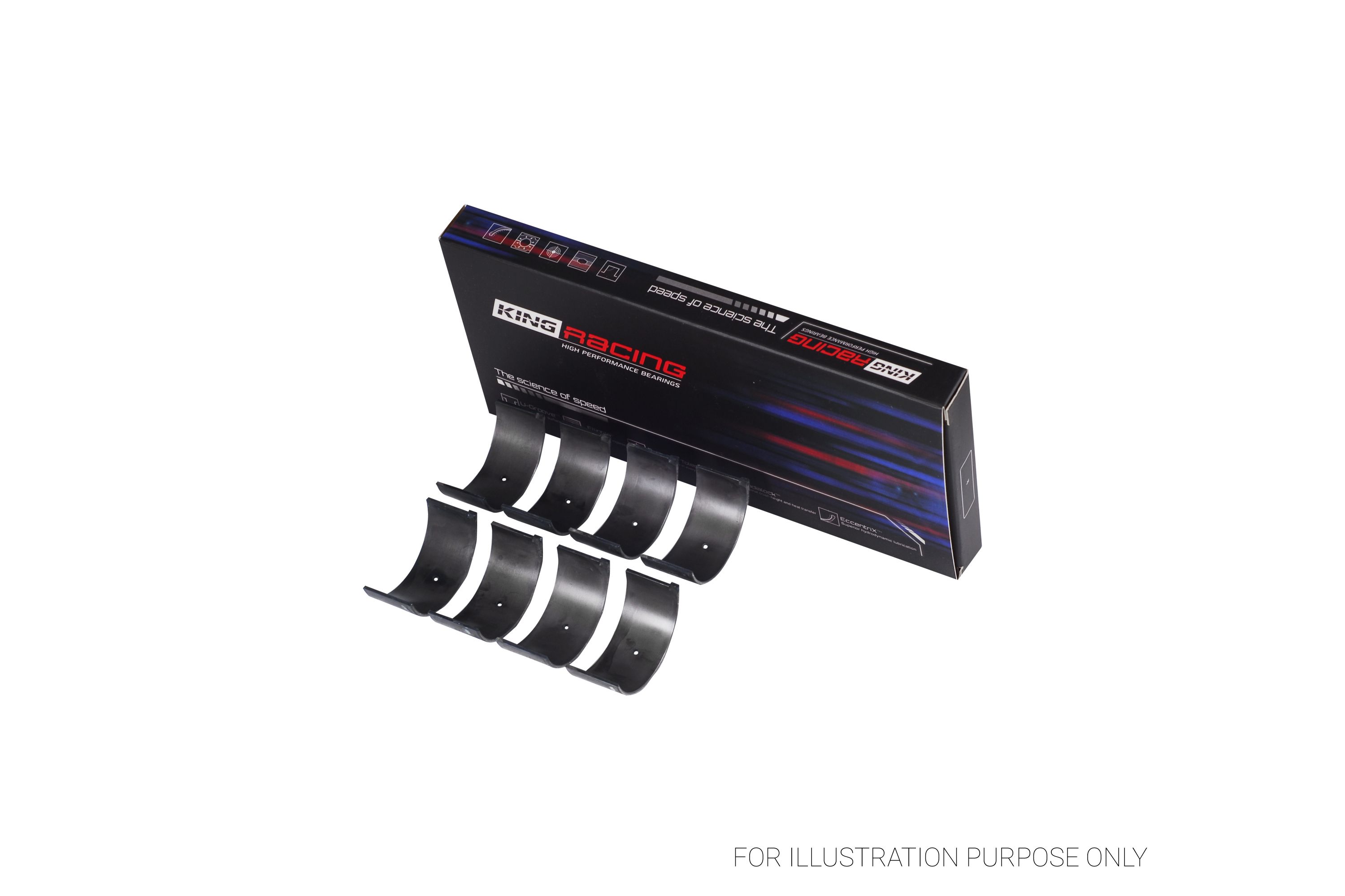 Racing Connecting Rod Bearings for Mitsubishi 4G63, 4G64, ->1992