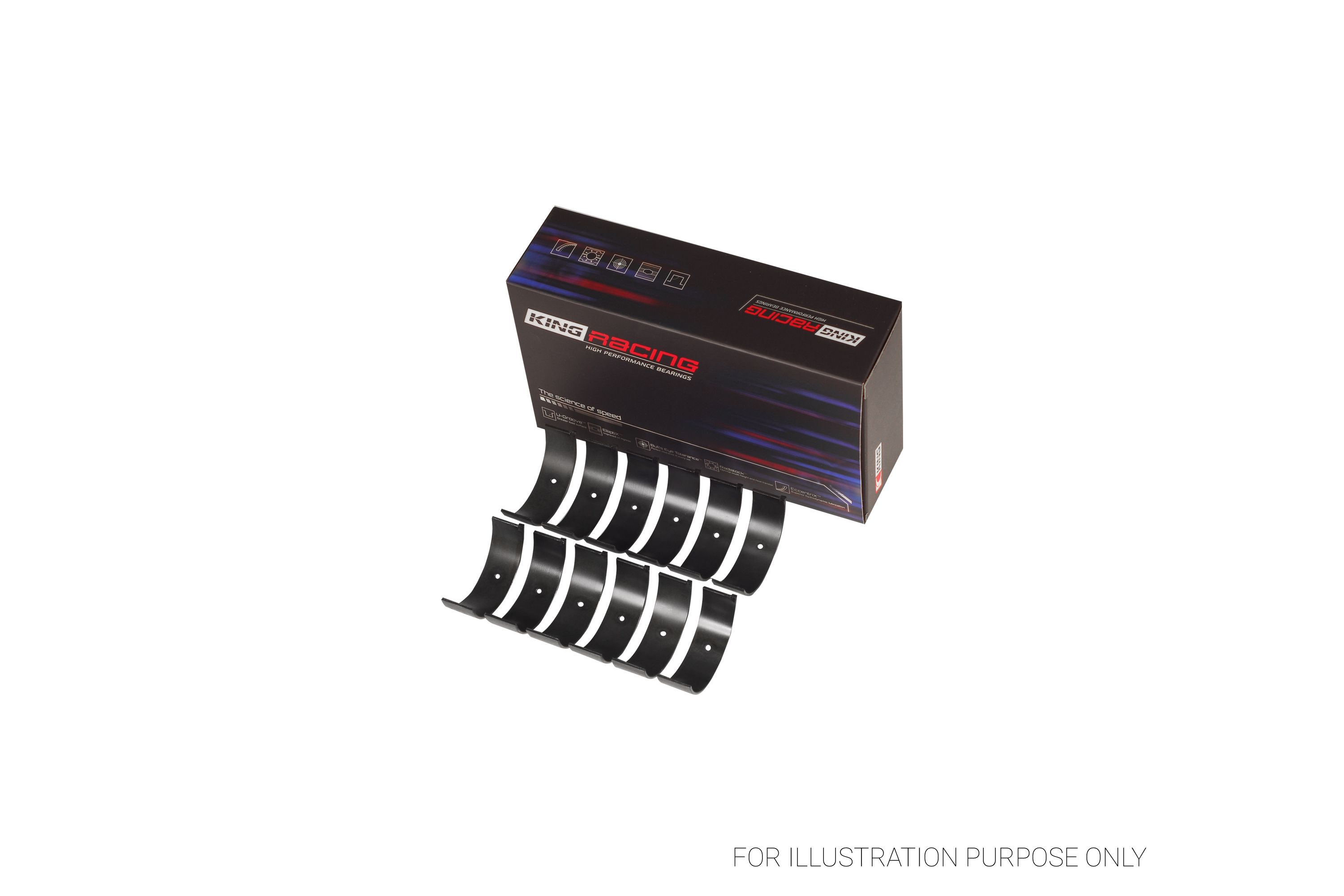 Nissan RB25DET, RB26DETT, 24V Racing Connecting Rod Bearings