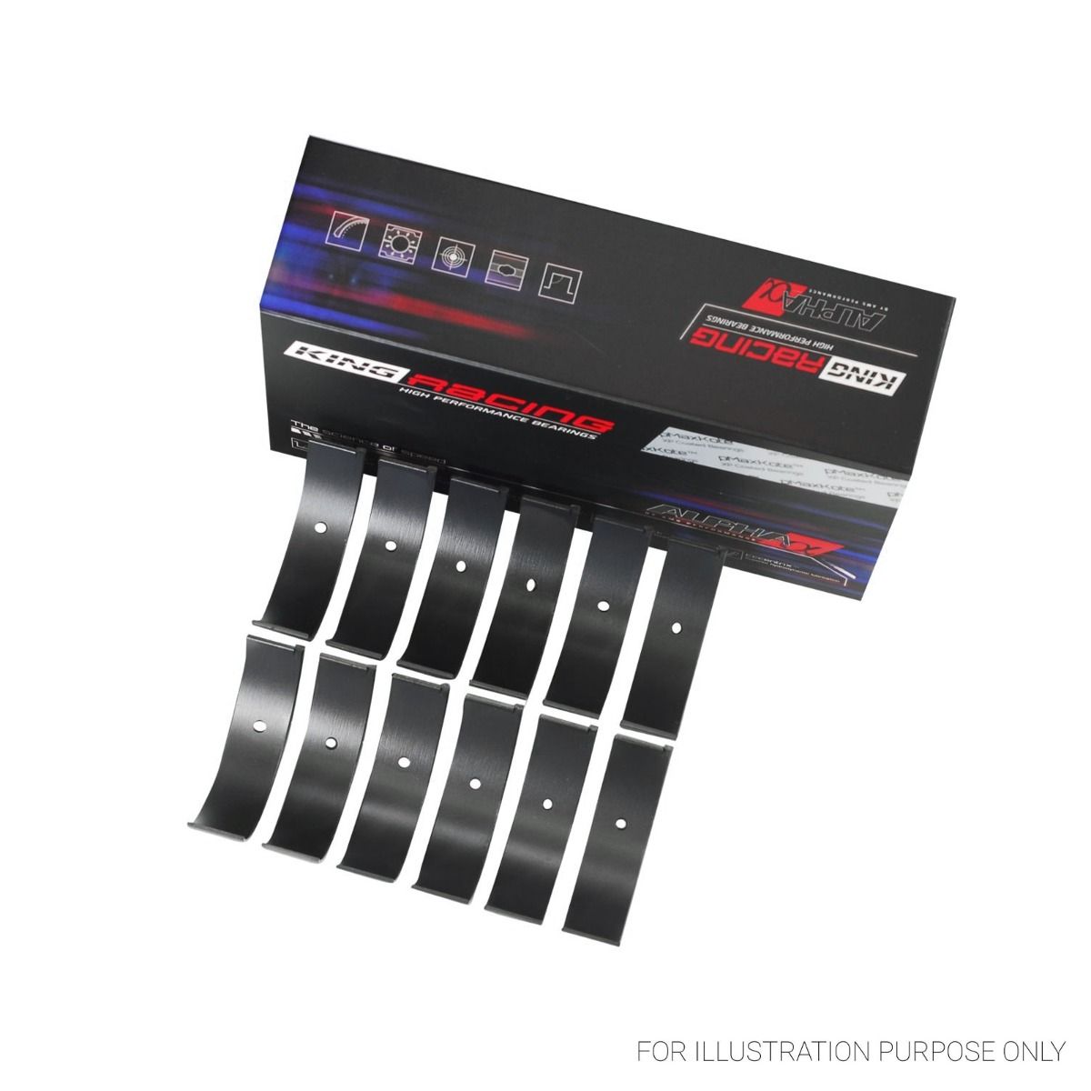 Nissan VQ35HR, VQ37VHR, VR30DDTT Racing Connecting Rod Bearings