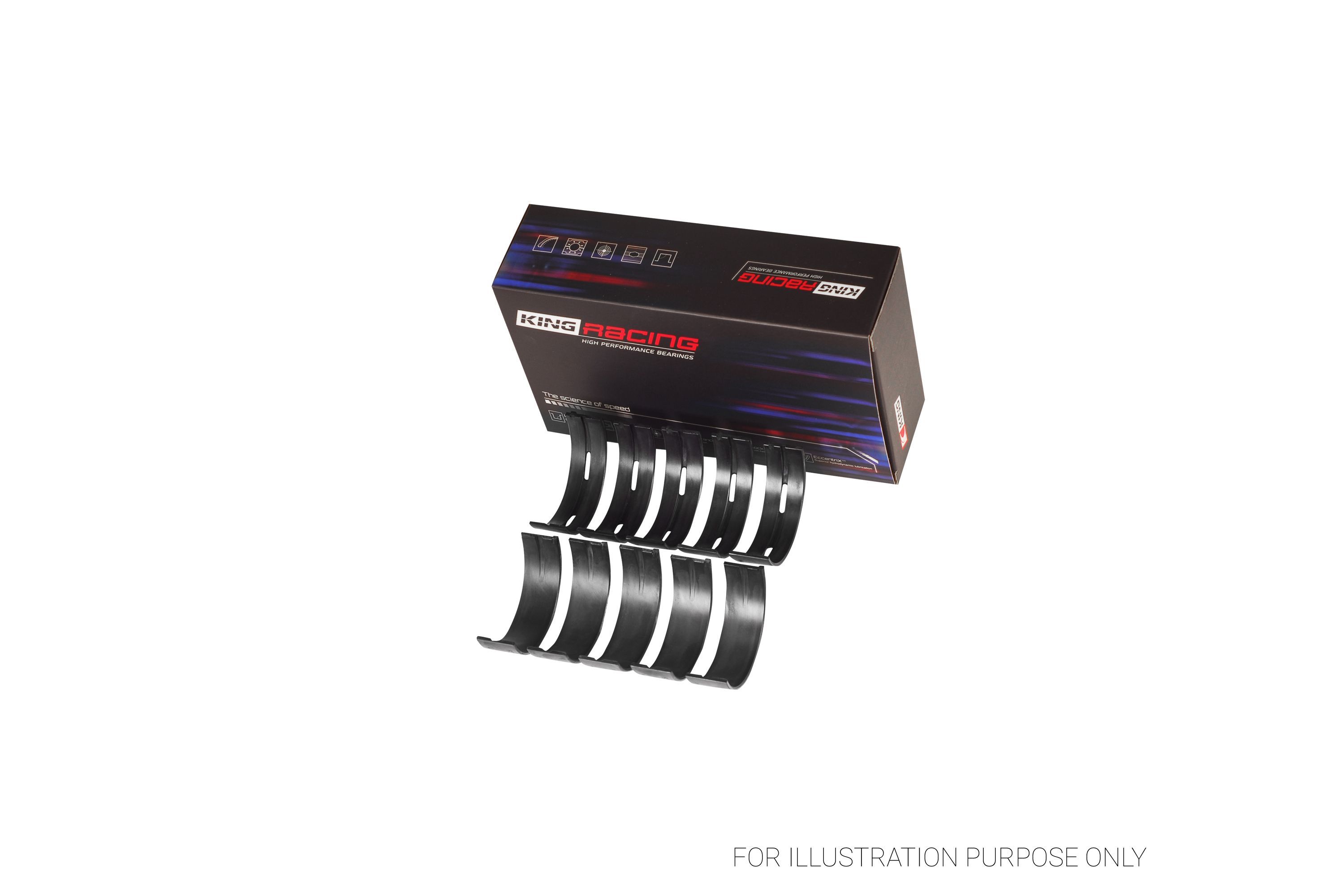 Nissan SR20DET (GTIR), 16V Racing Main Bearings Set - MB5721XP