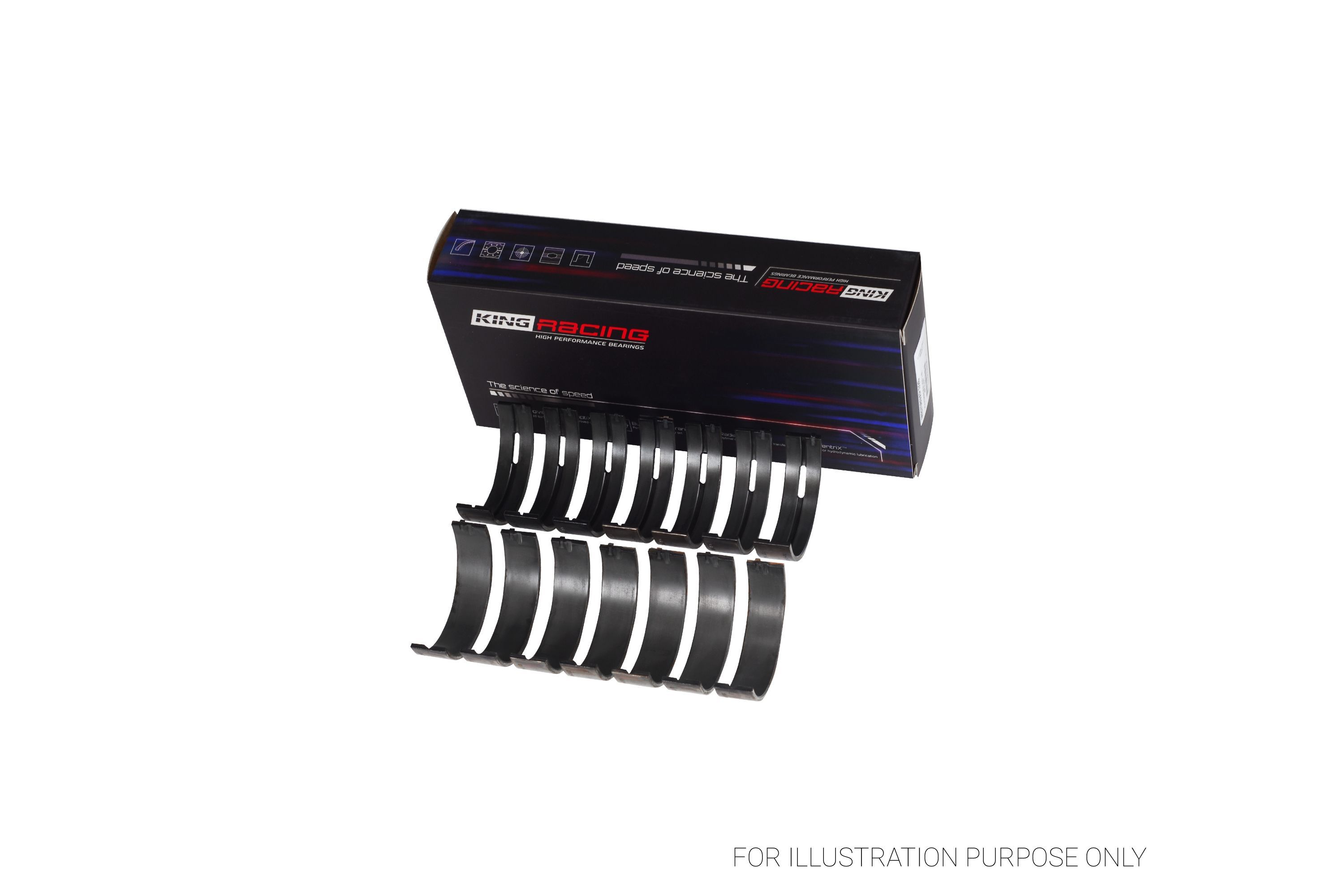 Volkswagen VR6 2.8L 3.2L V6 - Tri-Metal Racing Main Bearings