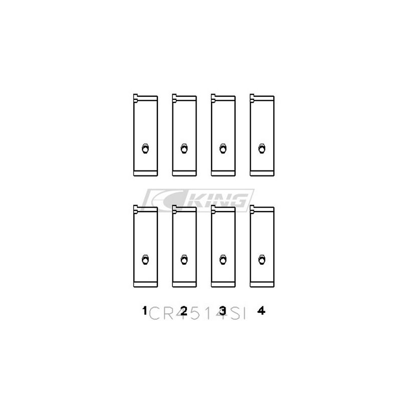 Toyota 1AZFE, 2AZFE Connecting Rod Bearing Set - CR4514SI