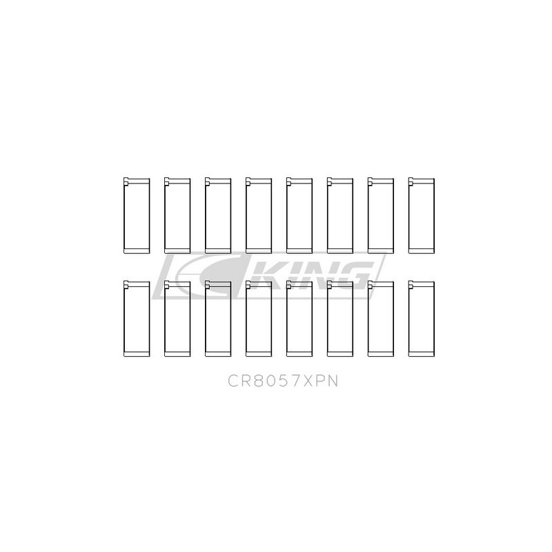 GM 6.2 - LT1/LT4 GEN V Racing Tri-metal - CR8057XPN