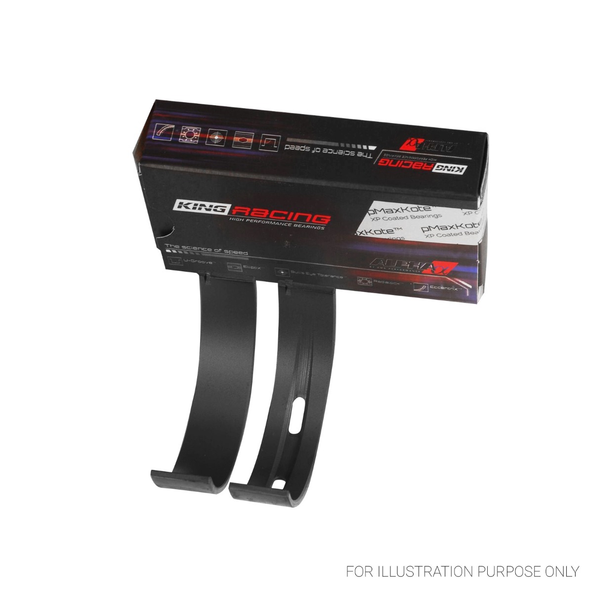 VW V8/V10, R8/RS6, Huracan - Alpha Series Racing Main Bearings Set
