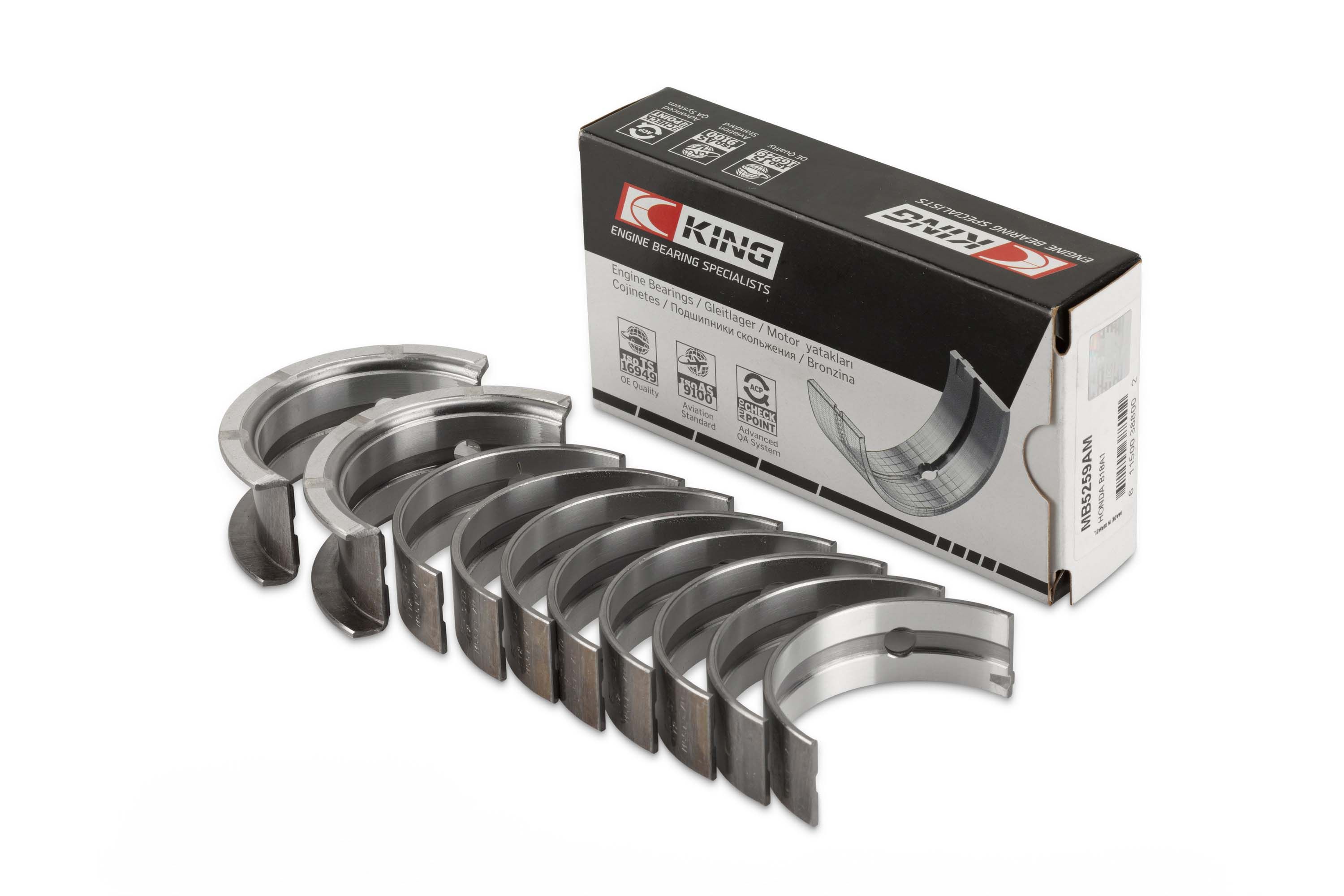 Nissan L20B, Z20, Z22, Z24 OE-Replacement Main Bearings - MB 587AM
