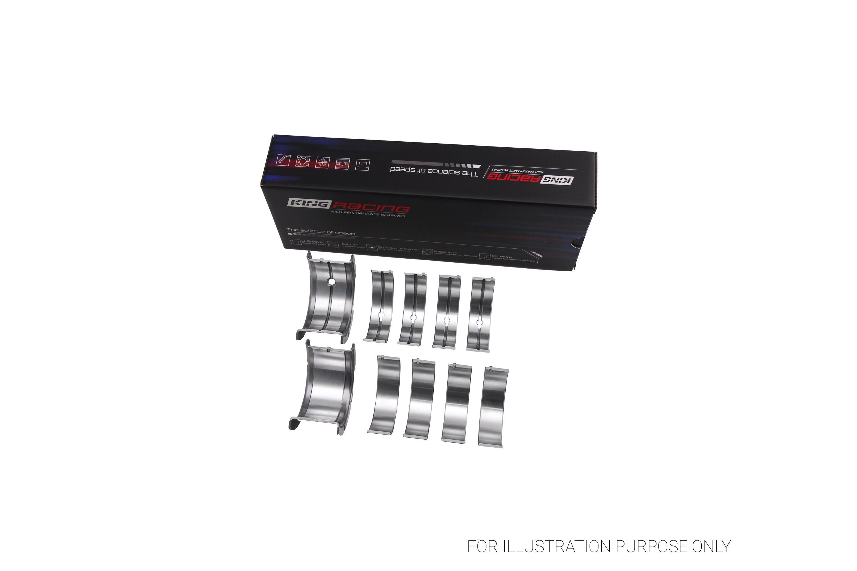 GM SBC 262, 267, 302, 307, 327, 350 - Bi-Metal Racing Main